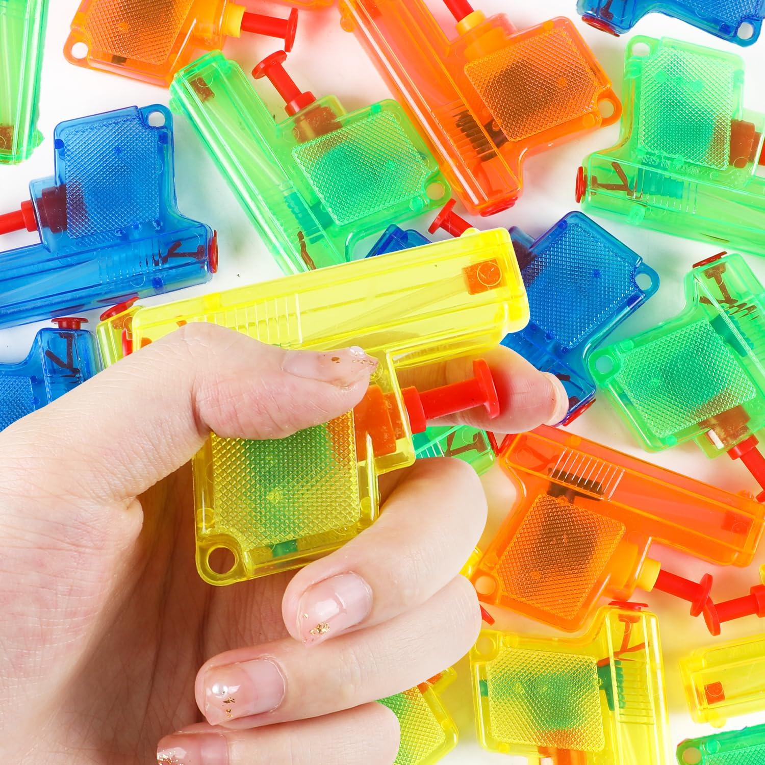 DIYASY DIYASY 32 Pack Mini Water Guns Bulk, Small Water Gun Squirt for Kids Pistol Soaker Beach Toys Swimming Pool Party Favors for Toddlers Ages 4-8 3-5