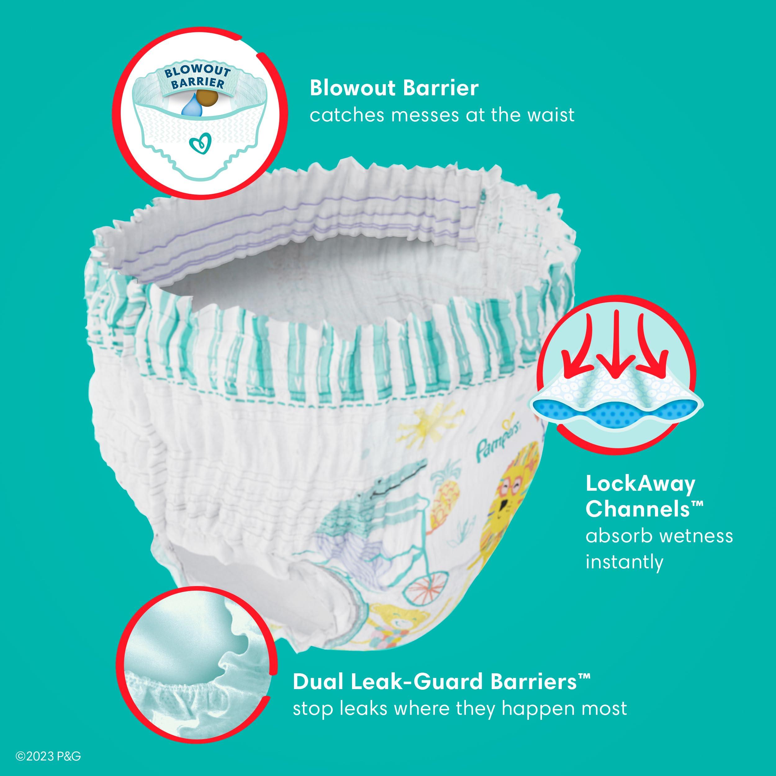 Pampers Pampers Diapers - Cruisers 360 - Size 5, 128 Count, Babyproof up to 100% Leakproof Pull-On Diaper