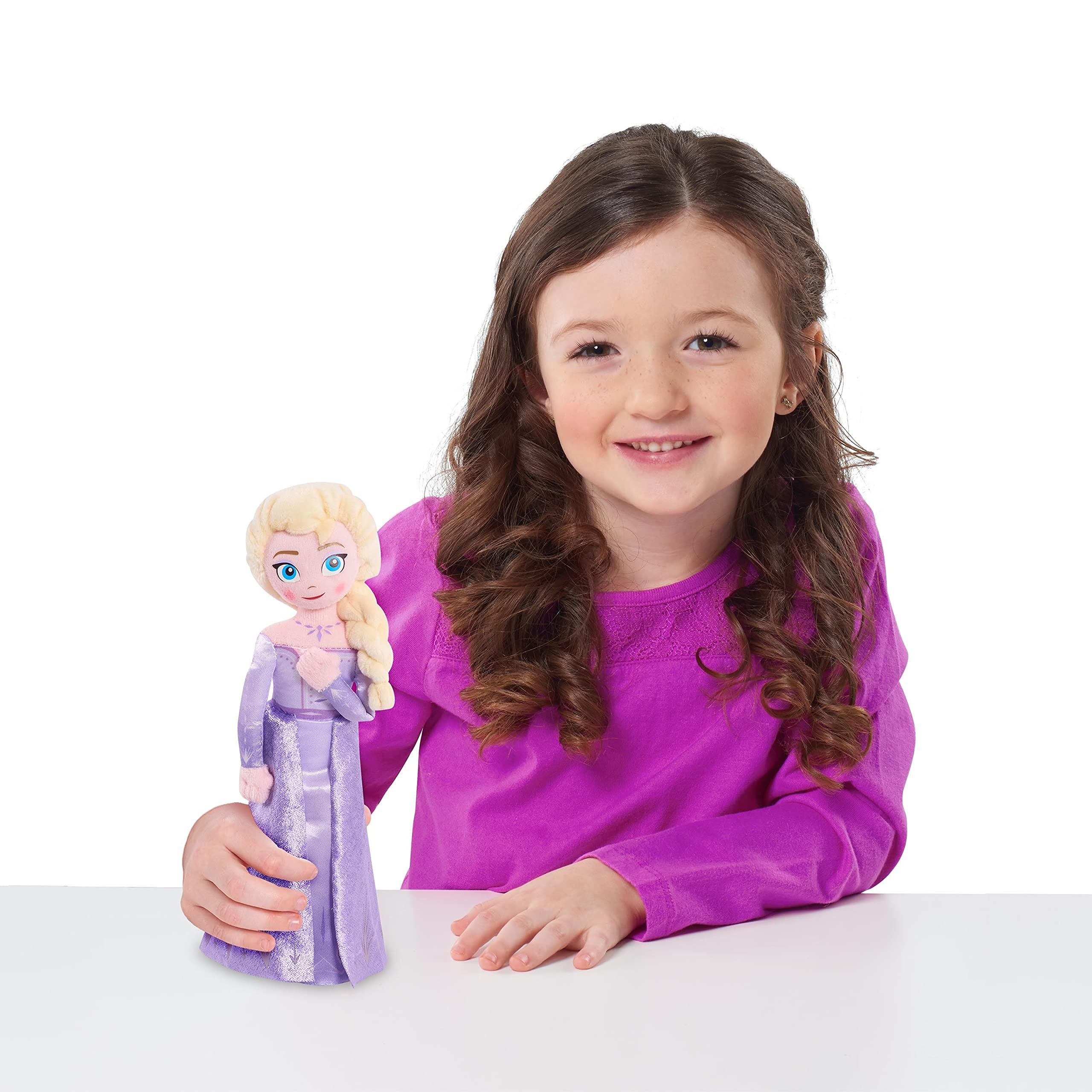 Disney Frozen Disneys Frozen 2 10-inch Small Plush Elsa, Officially Licensed Kids Toys for Ages 3 Up by Just Play