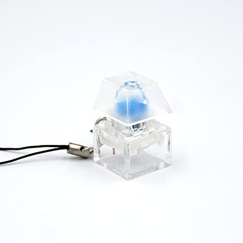 WULEEUPER WULEEUPER Keyboard Fidget Toy Mechanical Switch Keyboard Fingertip Fidget Button Stress Relief Toys for ADHD Autism Special Needs (Transparent Color (clicky))