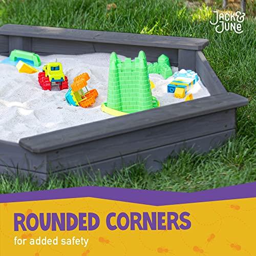 Jack and June Jack & June Hexagonal Cedar Sand Box Playset