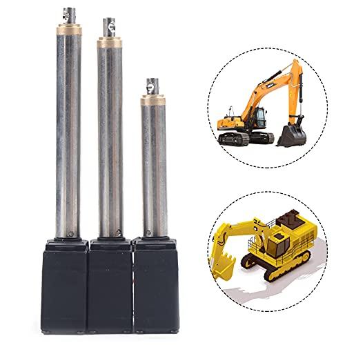 YIYIBYUS 3Pcs Drive Rod Metal Arm Driving Handle, High Hardness Quality Aviation Magnesium Aluminum Alloy Drive Rod for RC Excavator Parts Huina 1592 RC Excavator CNC Lathe
