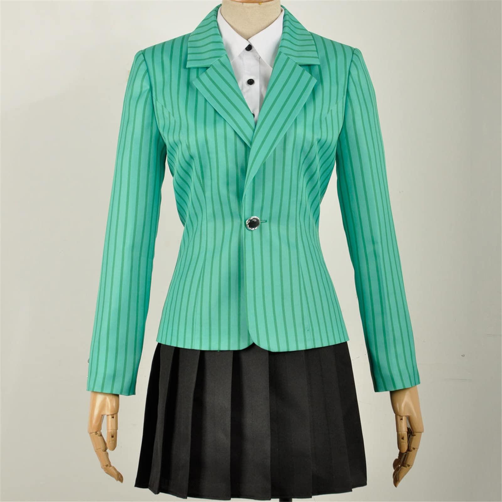 Weixu Weixu Heathers The Musical Rock Cosplay Costume Green School Uniform Dress Halloween Outfit for Women XXL