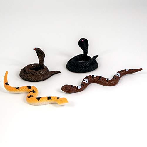 Cubitube Cubitube - Shark from Deluxebase. 11 Piece Small Shark Figurines and Play Accessories Collection. Reusable Plastic Storage Tube of Ocean Mini replicas.