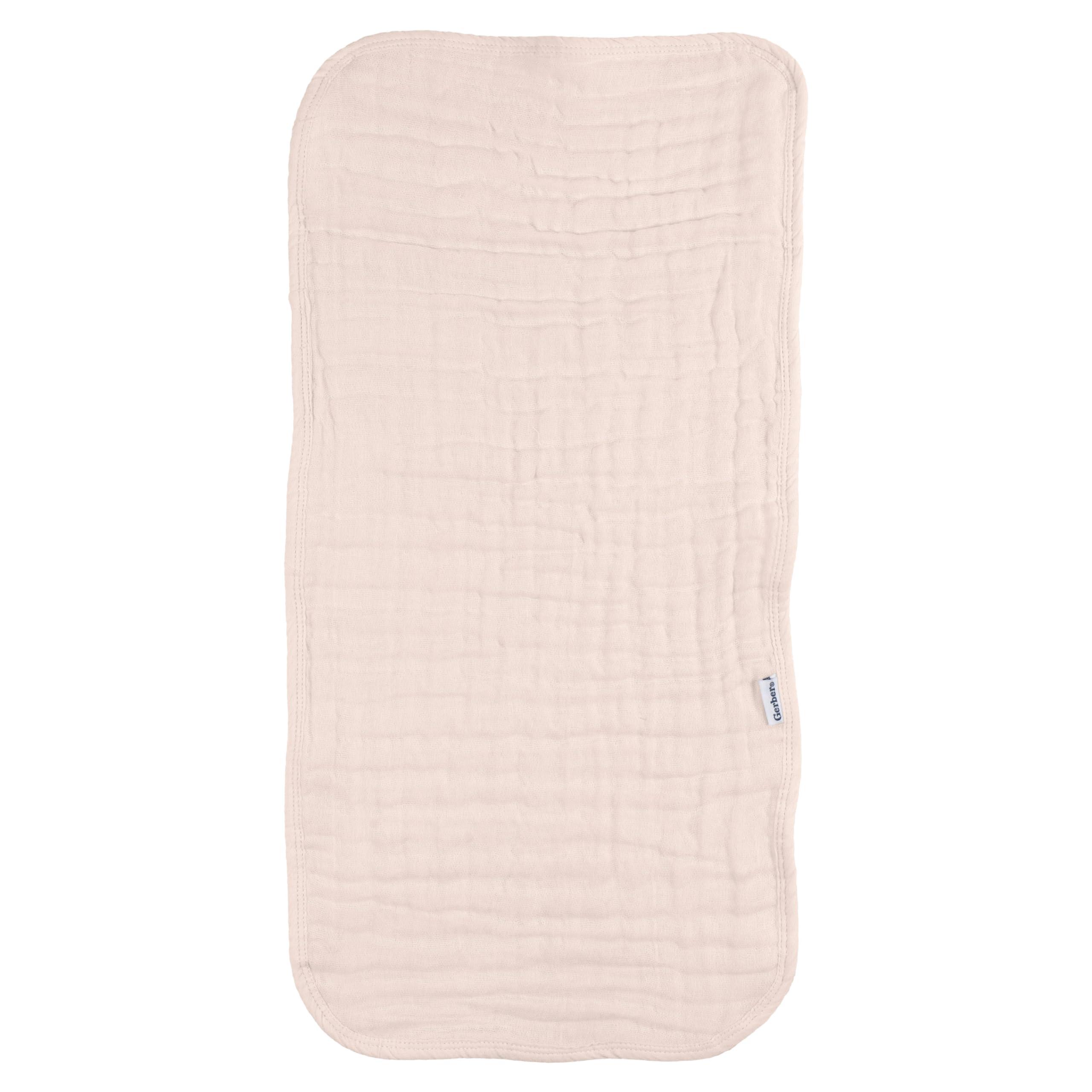 Gerber Gerber Baby Unisex Muslin Burp Cloths 6-Pack, Pink, Large Size 20" x 10"