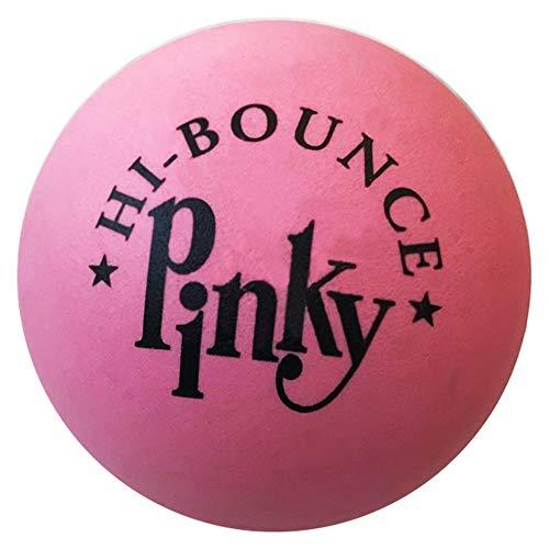 Premium Rubber Ball 24 Balls Pack Pinky Bouncy Ball Colorful Display Box and Balls Combo Party Supplies Real Solid Rubber High Bounce Pink Ball Wall Ball for Kids