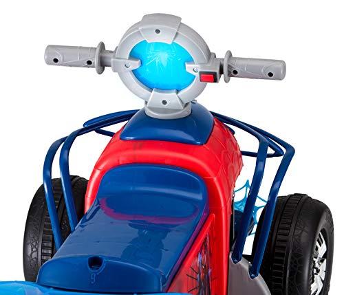 Kid Trax Kid Trax Toddler Marvel's Spider-Man Premium Toddler Quad Ride-On, Kids 18-30 Months, 6V Battery and Charger Included, Max Weight 44 lbs, Red