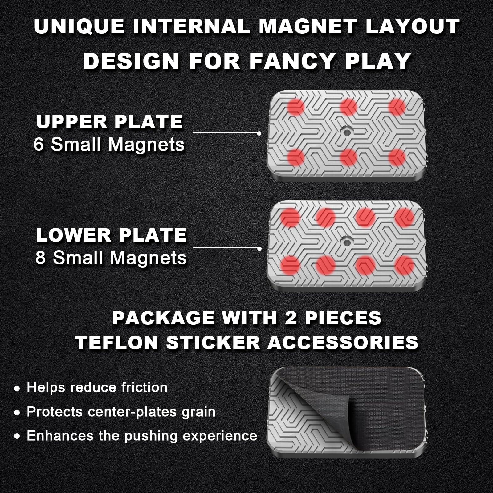 HIDEDC Breakthrough Fidget Slider & Owl Fidget Slider Bundle, EDC Fidget Toys Adults Sensory Toys Home Office Executive Desk Toys Gift for ADHD/ADD/Autism