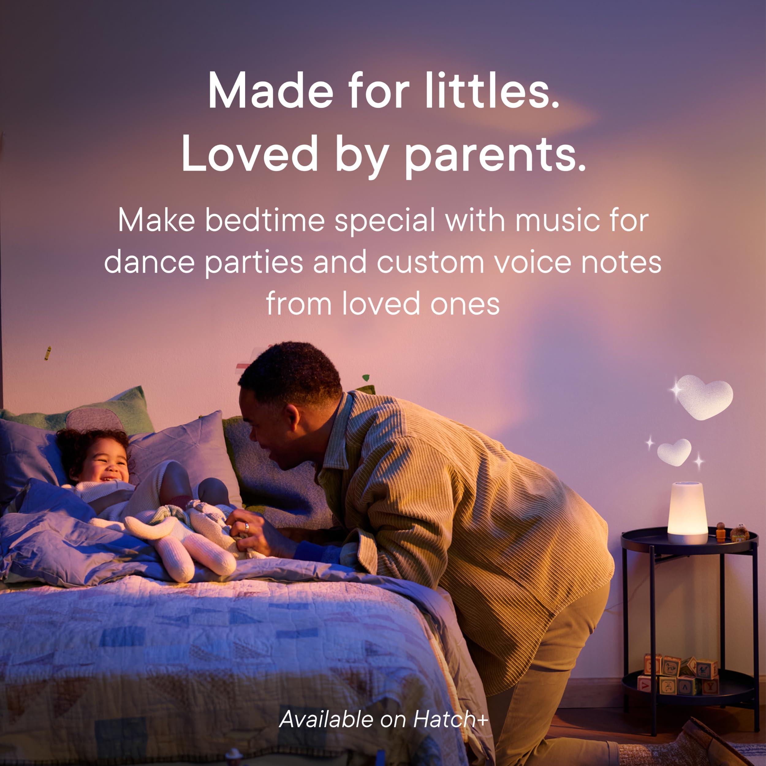 Hatch Baby Hatch Rest Baby Sound Machine, Night Light | 2nd Gen | Registry Essential, Sleep Trainer, Routine Builder, Time-to-Rise Alarm Clock, White Noise Soother, Nursery Stories, Toddler Kids Bedroom (Wi-Fi)