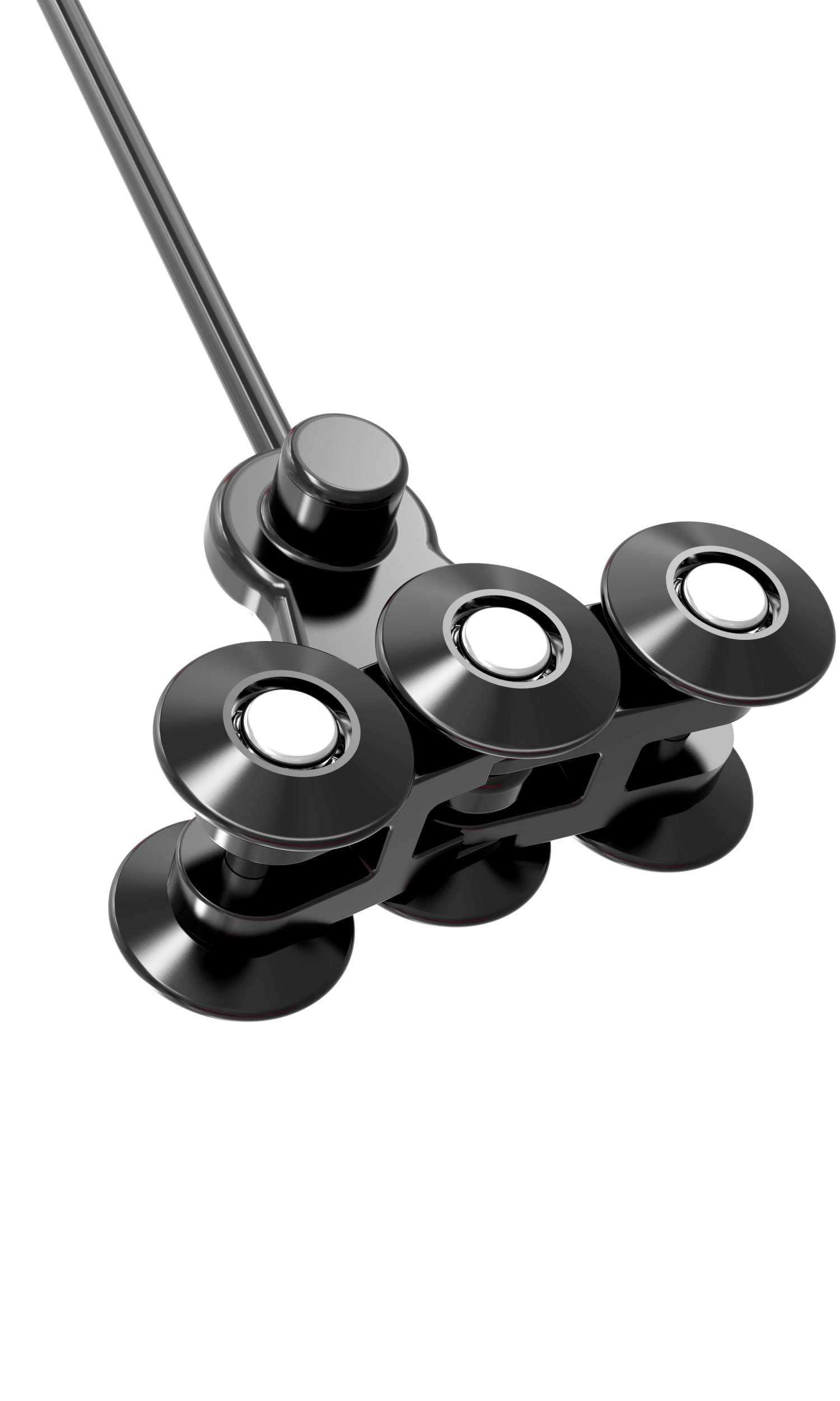 muash Muash Replacement Parts for Smart Weighted Hula Hoop (Hula Wheel Set Model QAM-1) Fitness Hula Hoop, Wheel Set, *Only Compatible to Hula with Big Wheels*