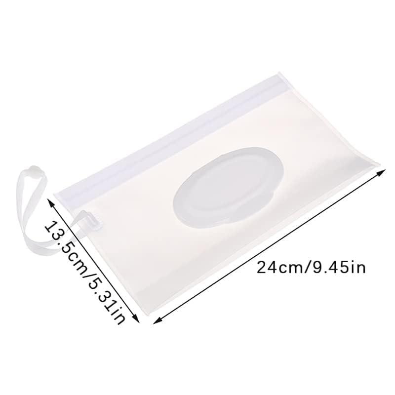 Weicoca Wet Wipe Dispenser- Baby Wipe Case Travel Holder Keeps -Refillable Wet Wipe Holder- Dispenser Container Diaper Wipe Holders Travel Wet Wipe Pouch Case