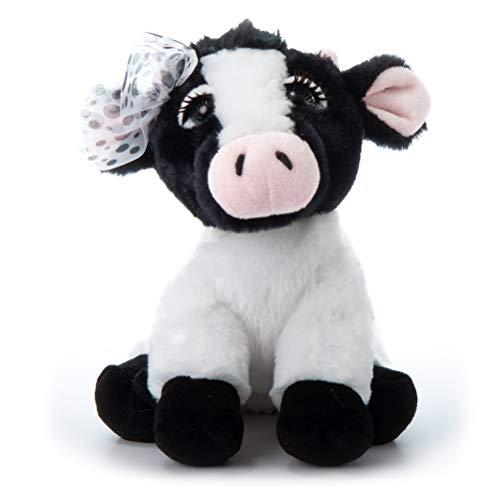 The Petting Zoo The Petting Zoo, Lash'z Cow Stuffed Animal, Gifts for Girls, Plush Toy 10 inches
