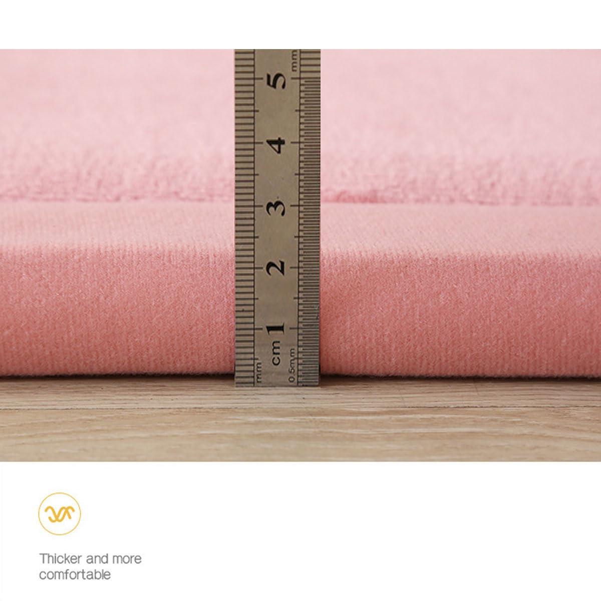 Dmkjdzsw Dmkjdzsw Play Crawling mat for Nursery Baby, Extra Soft Activity Floor Mat for Kids Playroom Bedroom-Off White-120 * 200cm