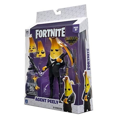 FORTNITE Fortnite Legendary Series, 1 Figure Pack - 6 Inch Agent Peely - BaseCollectible Action Figure - Includes 3 Interchangeable Faces
