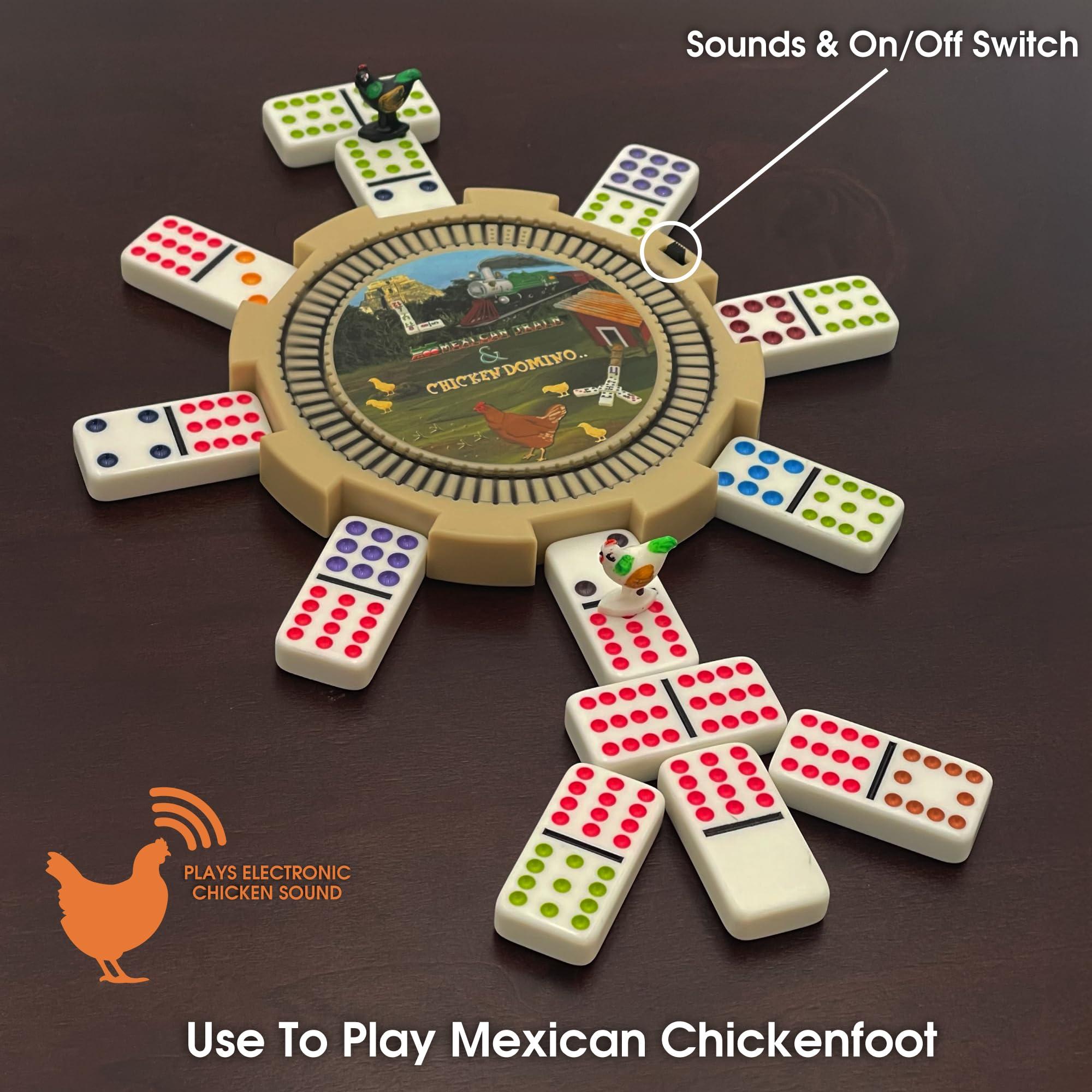 CHH Mexican Train & Chicken Domino Set, Professional Set of 91, Double of 12