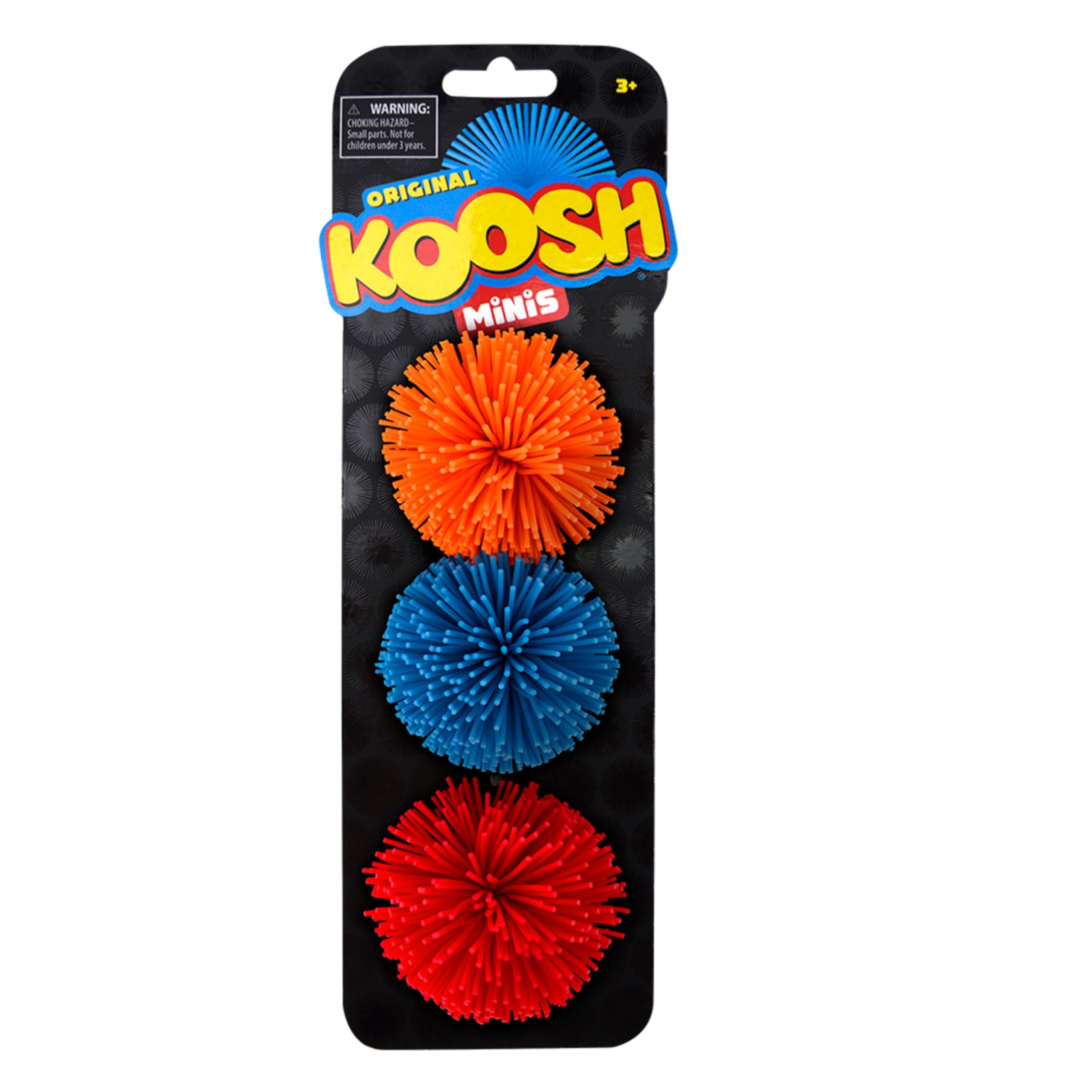 Koosh Koosh Balls, Mini Variety 3 Pack - Kids Outdoor Toys, Beach Toys, Outdoor Games for Adults and Family, Kids Toys, Kids Games, Outdoor Play Toys, Fidget Toys, Screen-Free, Ages 3+