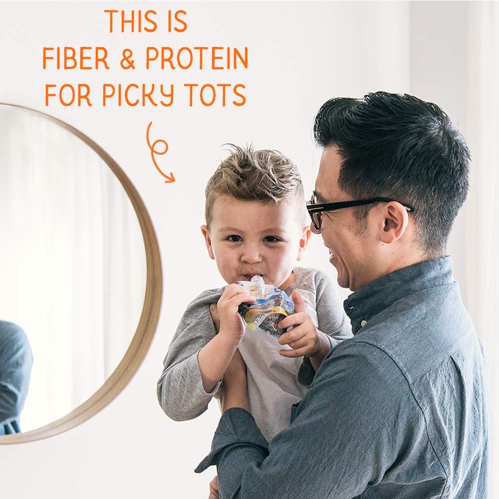 Happy Tot Happy Tot Organics Stage 4 Baby Food Pouches, Gluten Free, Vegan Snack, Fiber & Protein Fruit & Veggie Puree, Fruit & Veggie Variety Pack, 4 Ounce (Pack of 16)