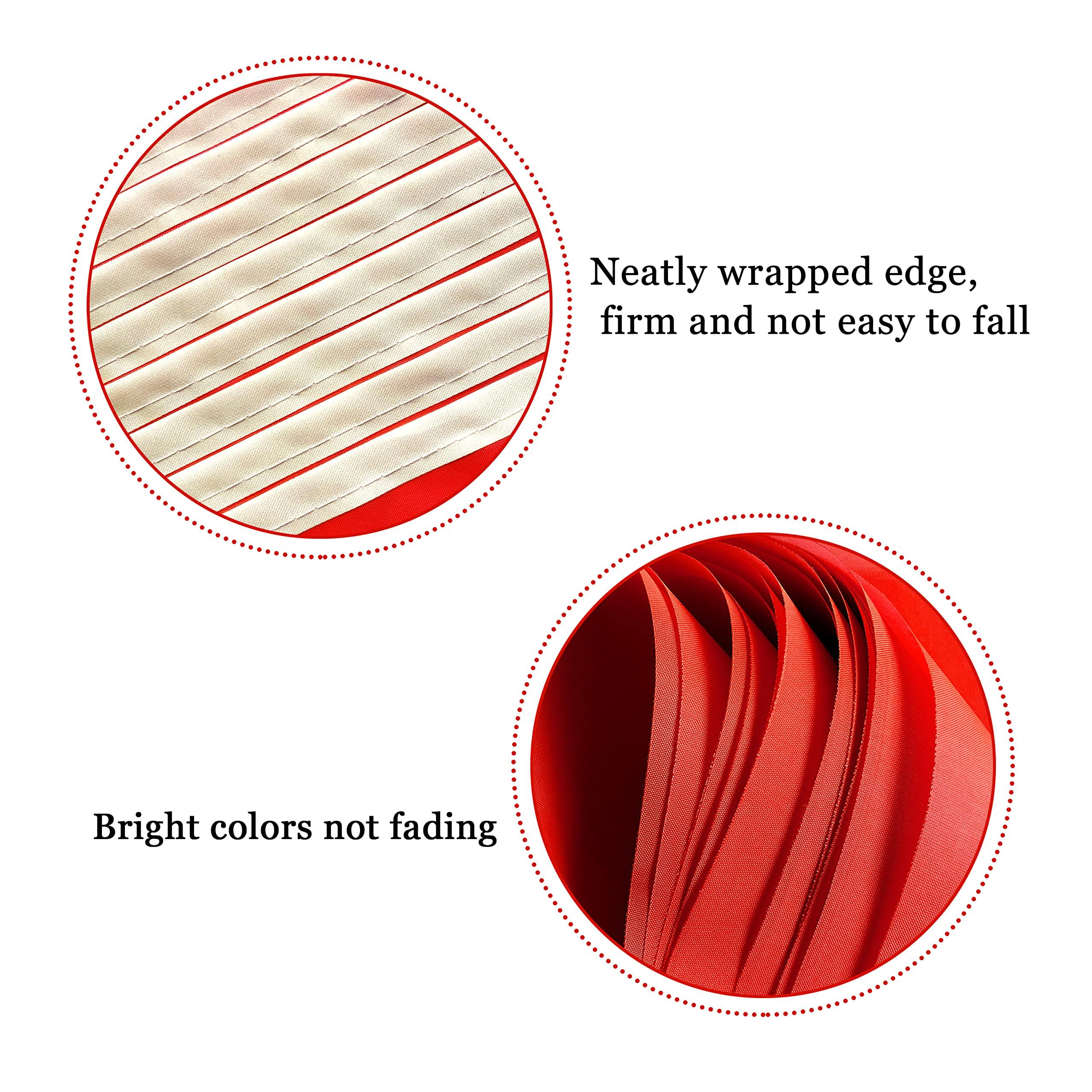 WEITBF WEITBF 50ft 30pcs Red Blank Pennant Banners Flags String Triangle DIY Bunting Flags,Party Decorations for Grand Opening,Kids Birthday,Festival Celebration