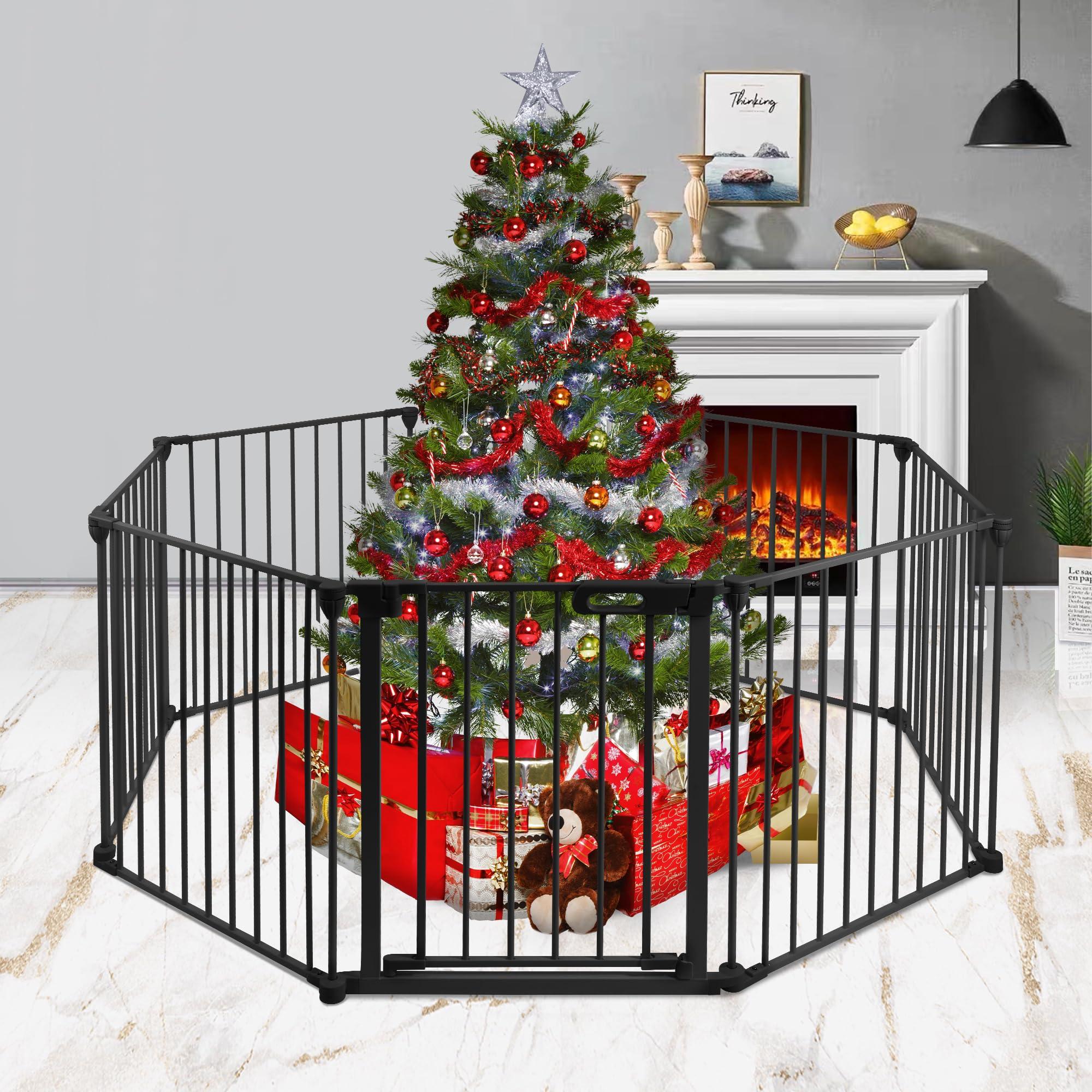 BalanceFrom BalanceFrom Easy Walk-Thru Safety Gate for Doorways and Stairways with Auto-Close/Hold-Open Features, 29-Inch Tall, 205-Inch Wide, Graphite