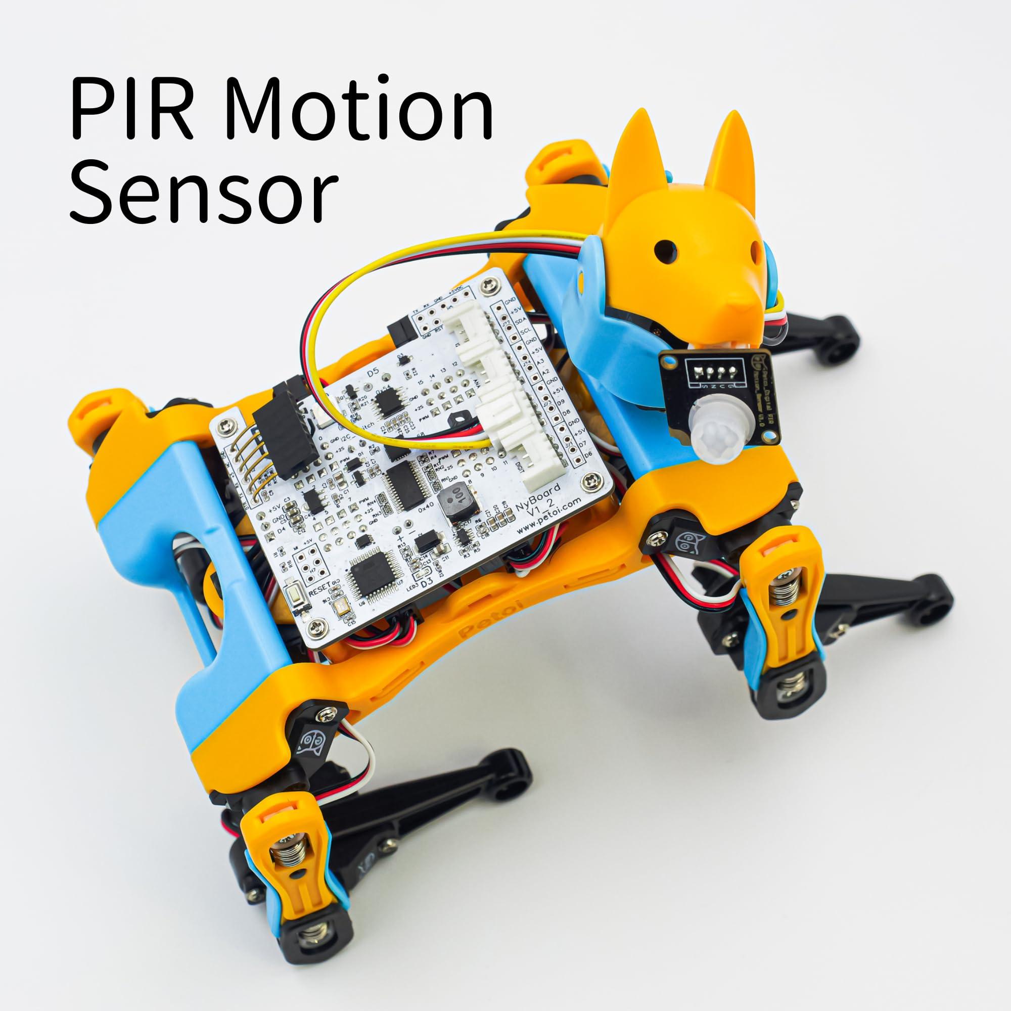Petoi Petoi Robot Dog Bittle X (Pre-Assembled) with Sensor Pack for Robotics | Robotics Kit | Coding Smart Robot Kit, Voice Control Smart IoT Robot | Programmable Quadruped Robot, Open Source Legged Robot