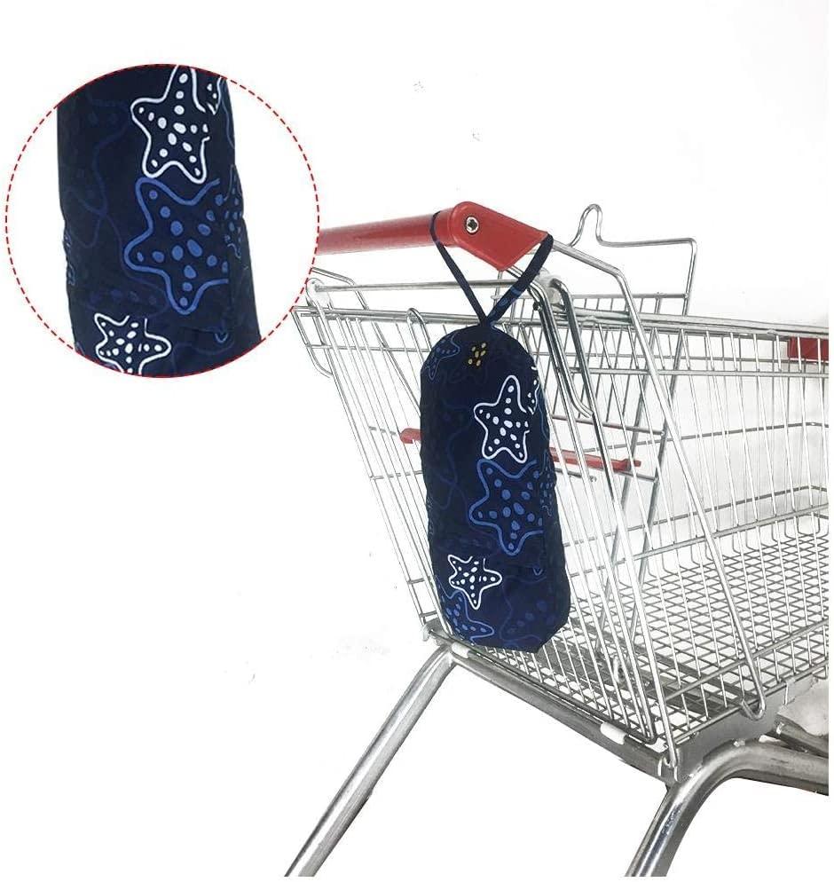 ToysCentral Basics Shopping Trolley Protector with Strap | Baby Shopping Trolley Cover | Universal High Chair and Shopping Cart Cushion | Protective Cover Holding Strap for Optimal Safety for Toddlers (Starfish)