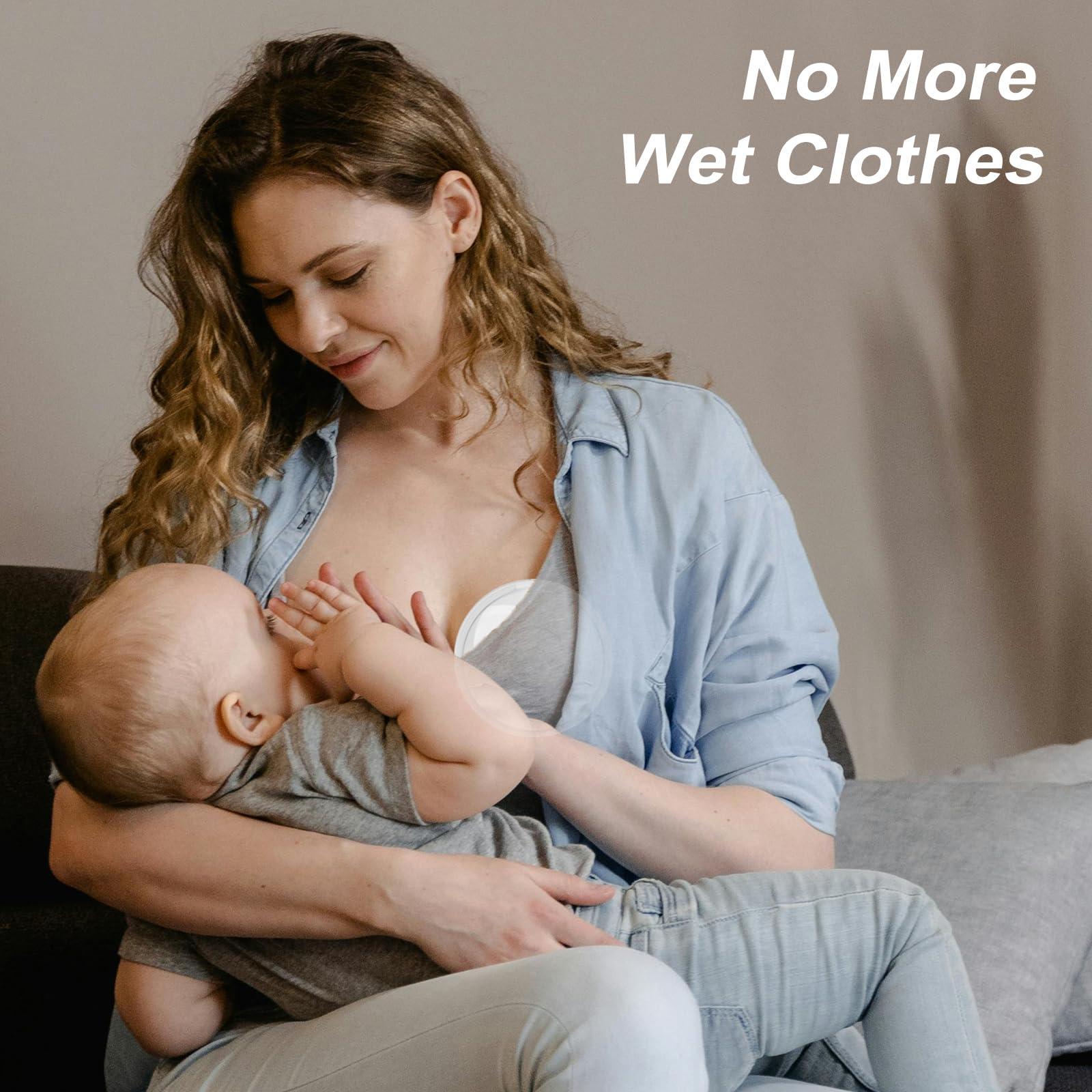 Csakri Milk Collector,4 Pack Reusable Breast Shells with Dustproof Case, Silicone Pad Milk Catcher for Sore Nipples During Milking or Breastfeeding, Collect Breastmilk Leaks for Nursing Moms