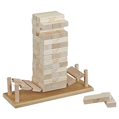 Jenga Hasbro Gaming Jenga Bridge Wooden Block Stacking Tumbling Tower Game for Kids Ages 8 & Up, 1 or More Players