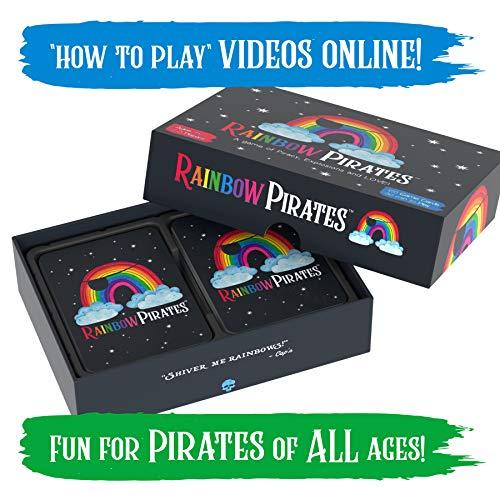 Rainbow Pirates Rainbow Pirates - Fun Family Game for Kids, Teens & Adults, Rummy Style Card Game for 2-5 Players