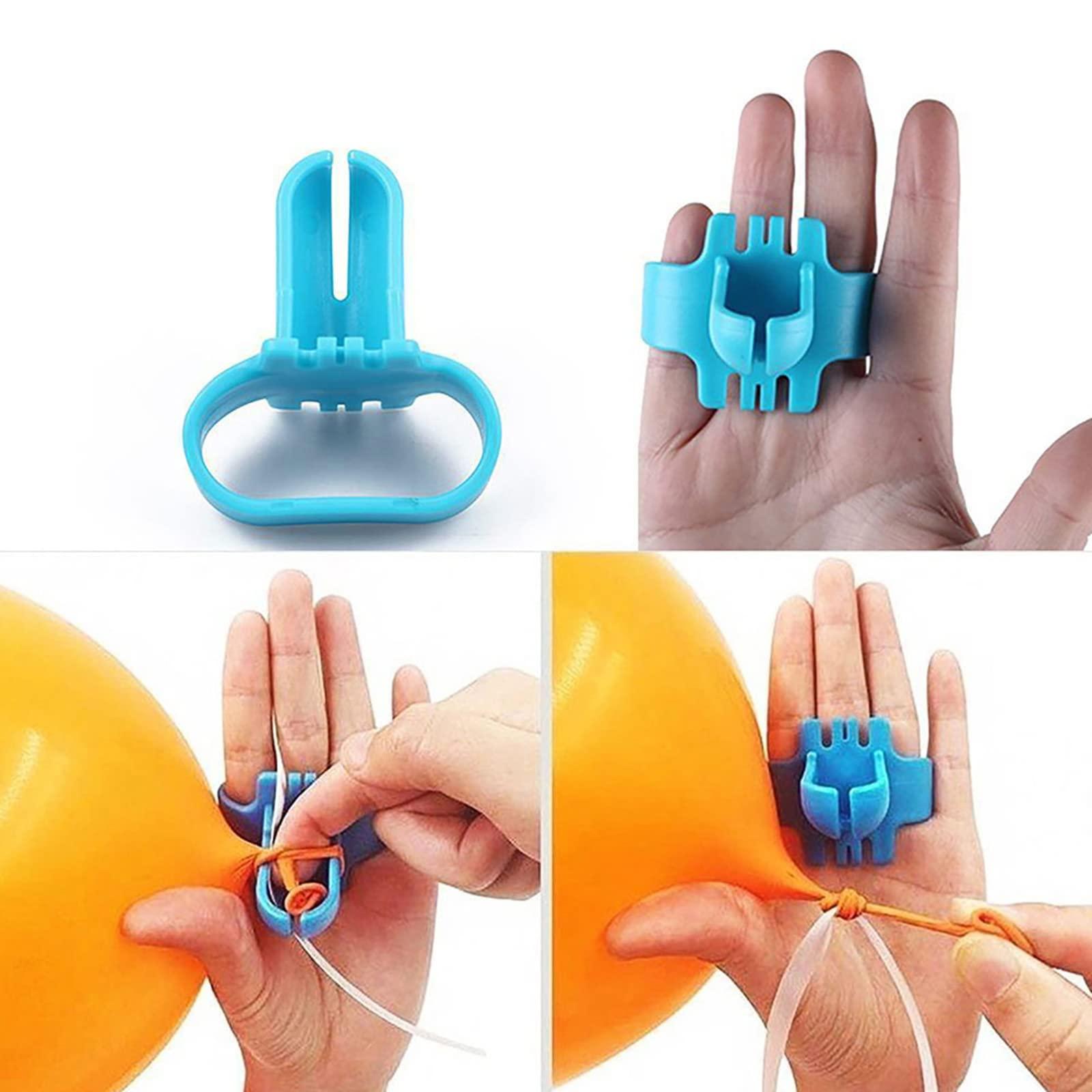 FuXinWorld FuXinWorld Balloon Tie Tool,Balloon Knot Tying Tool Device Balloons Knotting Faster Save Time, Balloon Tying Tool Accessories for Latex Balloons, Balloon Column Arches, Party Supplies,Blue