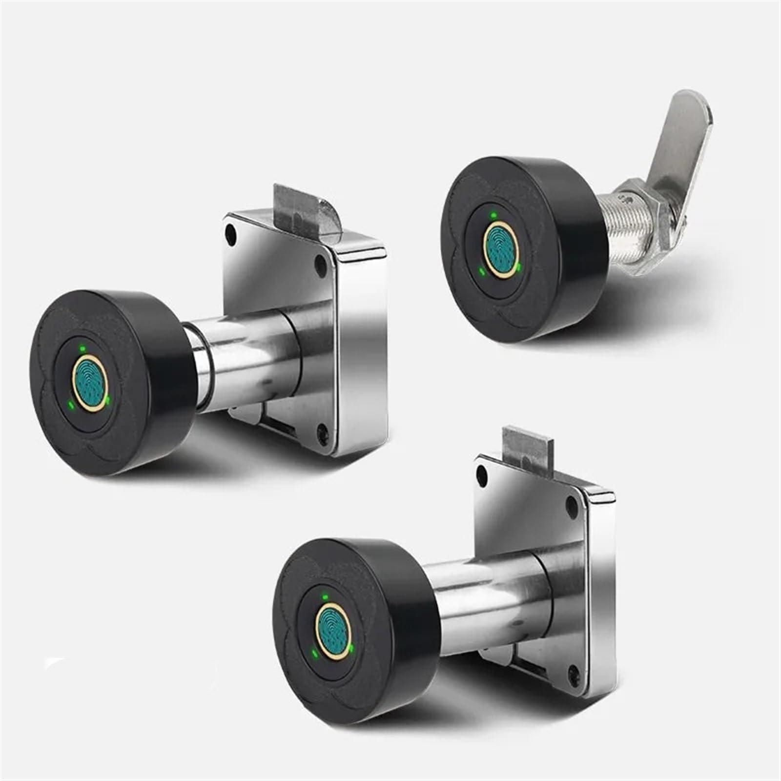 FANGZHNHT Biometric Intelligent Cabinet Lock Keyless Furniture Drawer Wardrobe Express Cabinet Fingerprint Drawer Lock 1Pcs(103-20-2)