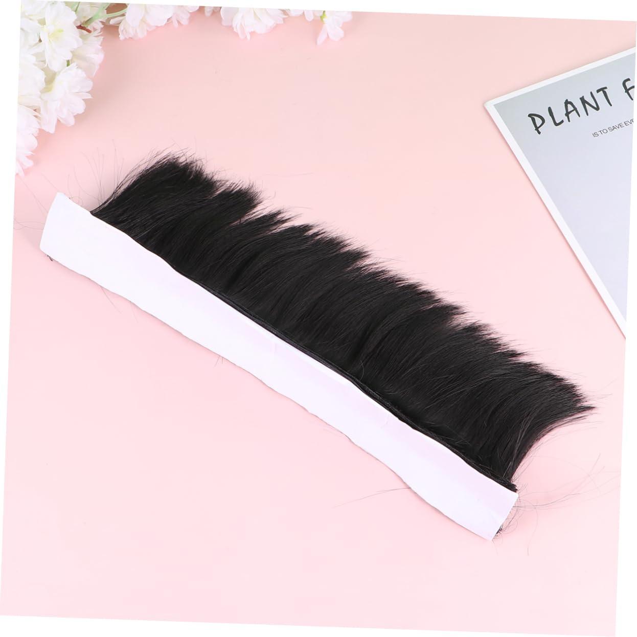 OFFSCH OFFSCH Cockscomb Wig Kids Helmet Mohawk Short Hair Wig Mohawk Wig Party Adhesive Wig Motorcycle Mohawk Accessory Bike Helmet Mohawk Helmet Accessories Kids Decor Prom Child Hair Piece