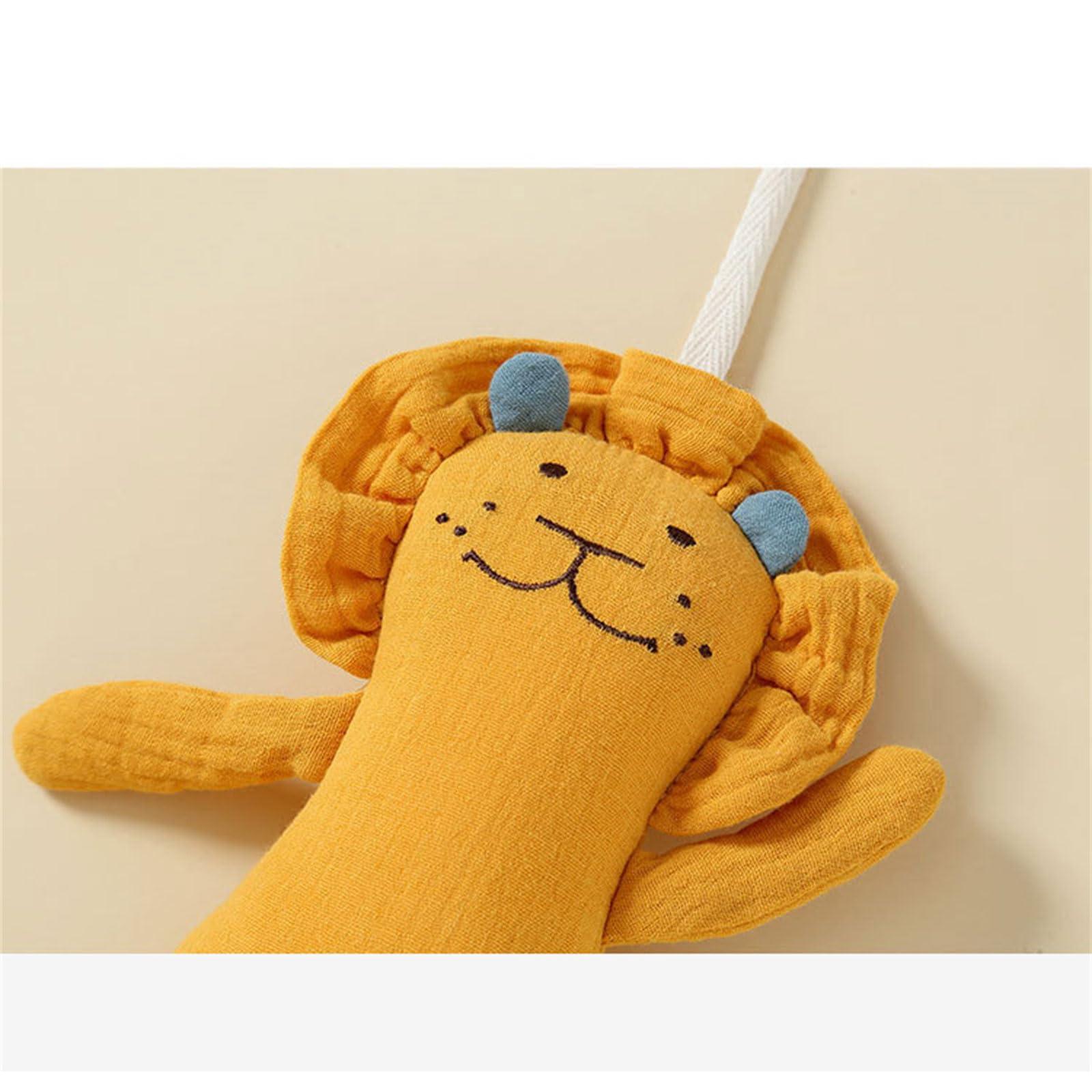 HOUNIIXIE Cartoon Newborn Soother Soothing Toy and Practical Pacifying Towel for Babies Provide Comfort and Security