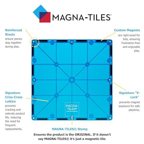 Magna Tiles MAGNA-TILES Classic 32-Piece Magnetic Construction Set, The ORIGINAL Magnetic Building Brand