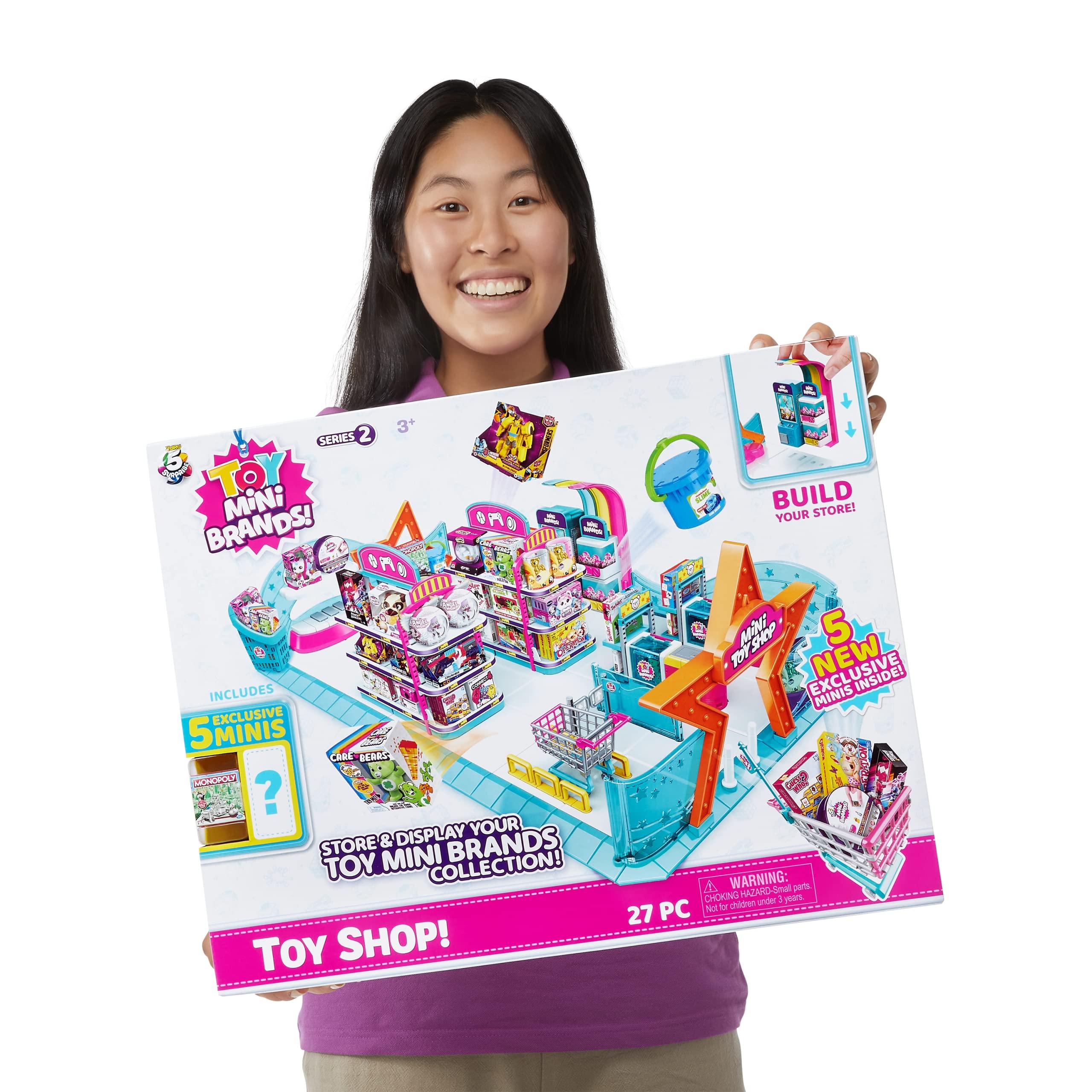 5 Surprise Mini Brands 5 Surprise Toy Mini Toy Shop Playset by ZURU (Series 2) Exclusive and Mystery Collectibles