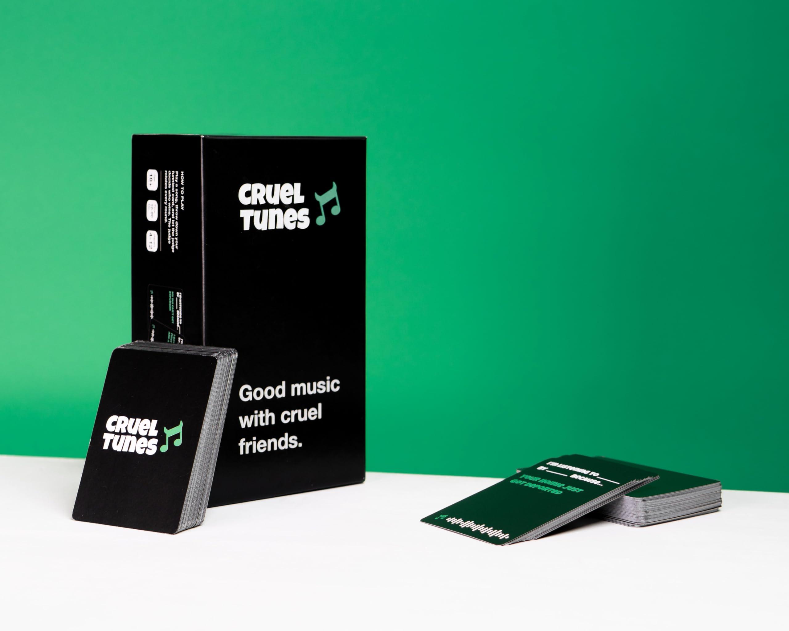 Cruel Tunes Cruel Tunes- The Hilarious Adult Party Game for Music Lovers| Fun Game for Pregames, Game Nights, and Drinking Games|