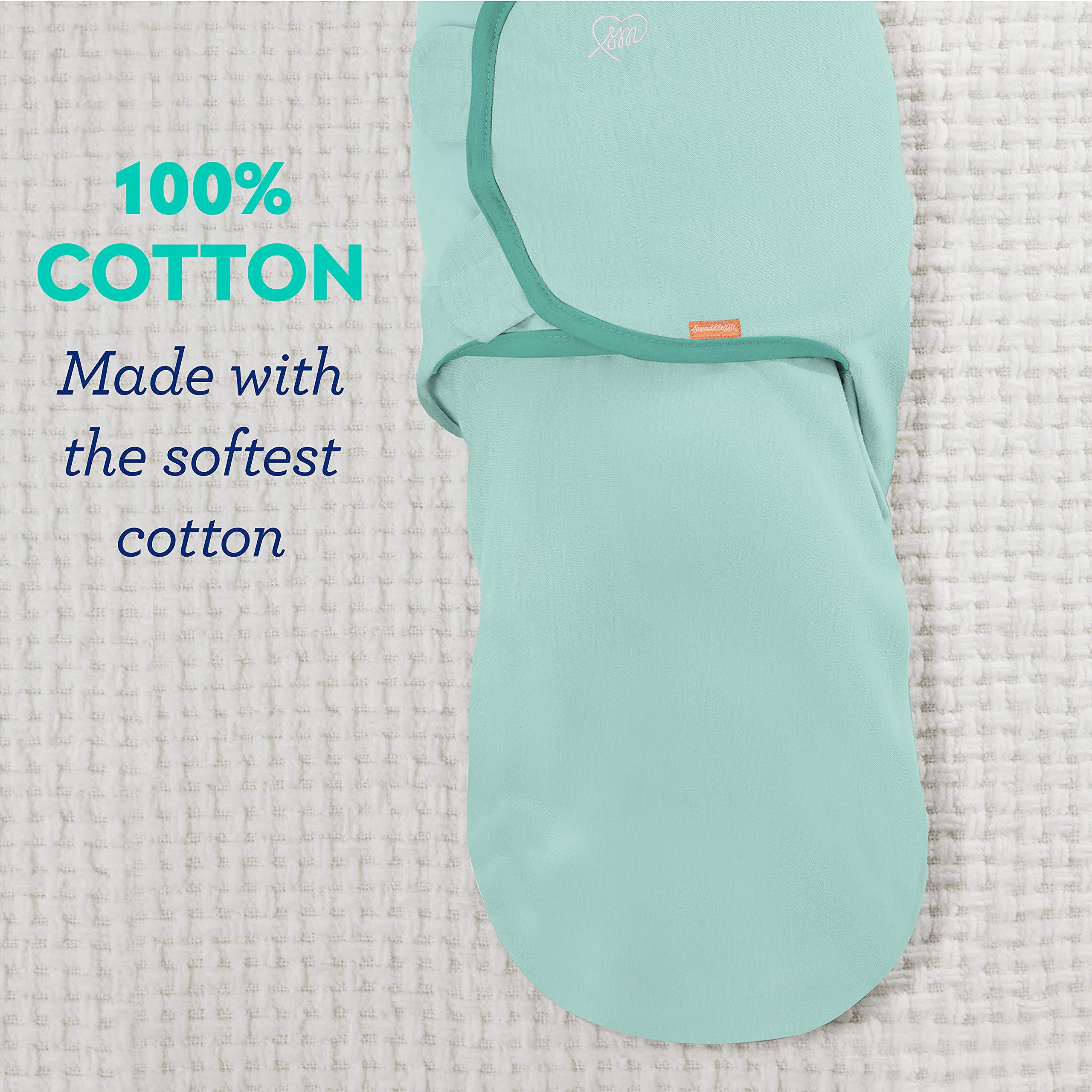 SwaddleMe SwaddleMe Original Swaddle Size Small, 0-3 Months, 2-Pack (Pink Polka Whale)