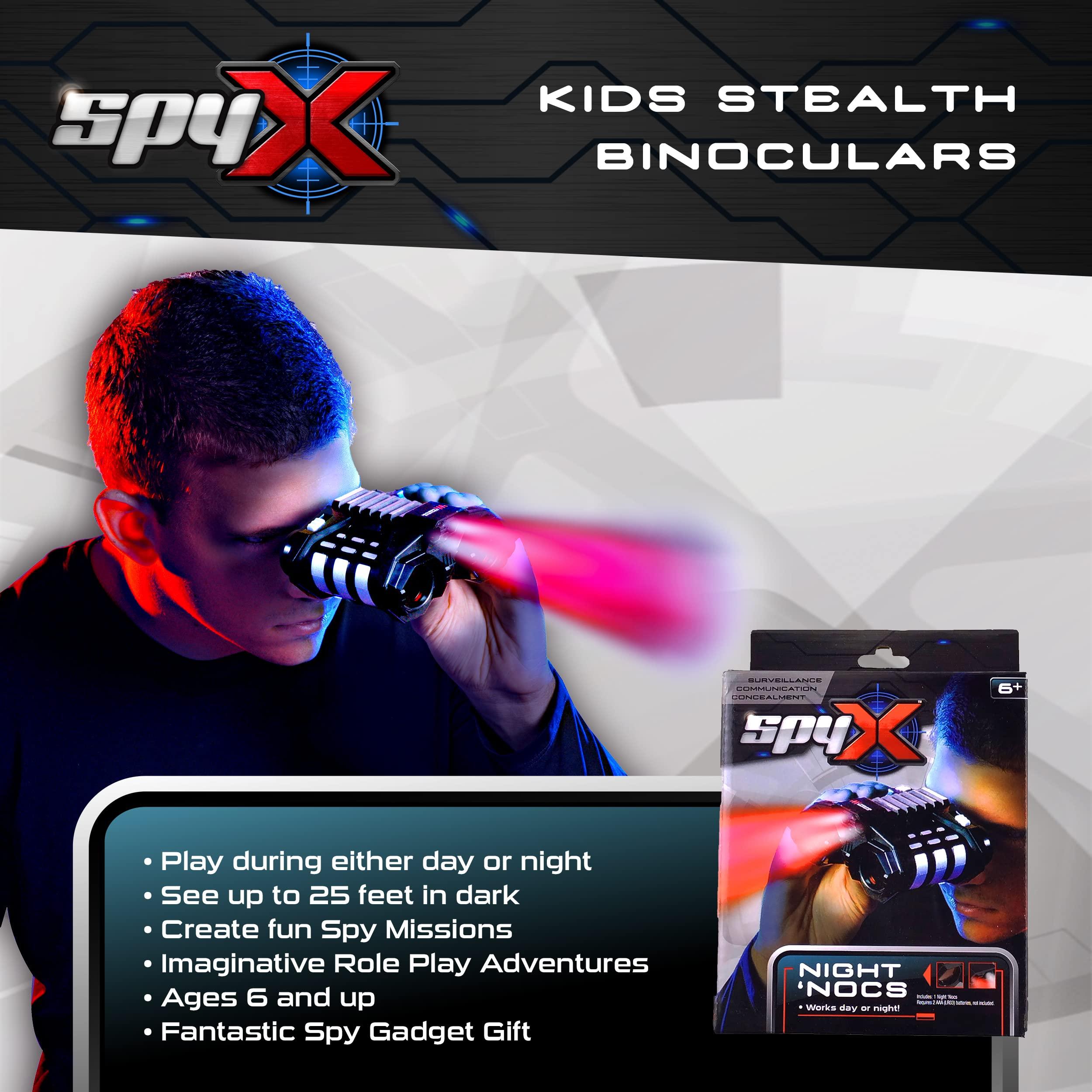 SpyX SpyX / Night Nocs - Binocular Spy Toy with White or Red Light to See in the Dark. Perfect addition for your spy gear collection!