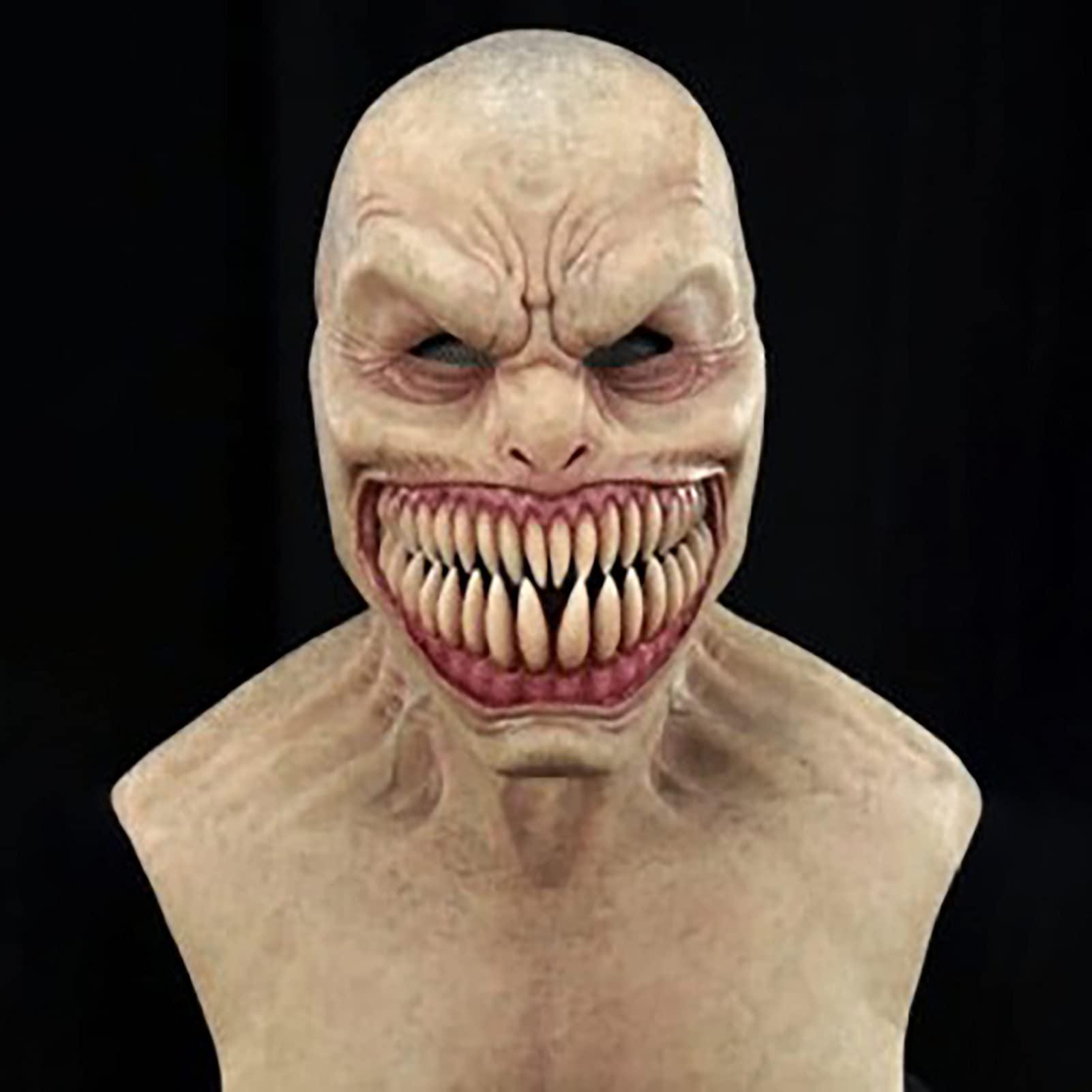 Wirlsweal Wirlsweal Cosplay Scary Mask, Scary Dracula Monster Costume Party Horror Demon Zombie (G)