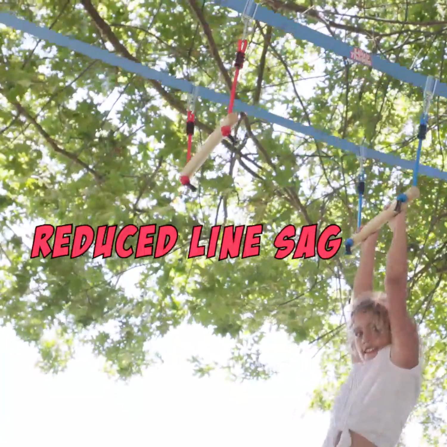 Lily\'s Things Lily\'s Things Monkey Bars for Kids(2 Pack) | Ninja Slackline Accessories for Slackline Obstacle Course | Monkey Bars for Backyard | Attachments to Most Any Home Playground Equipment Sets