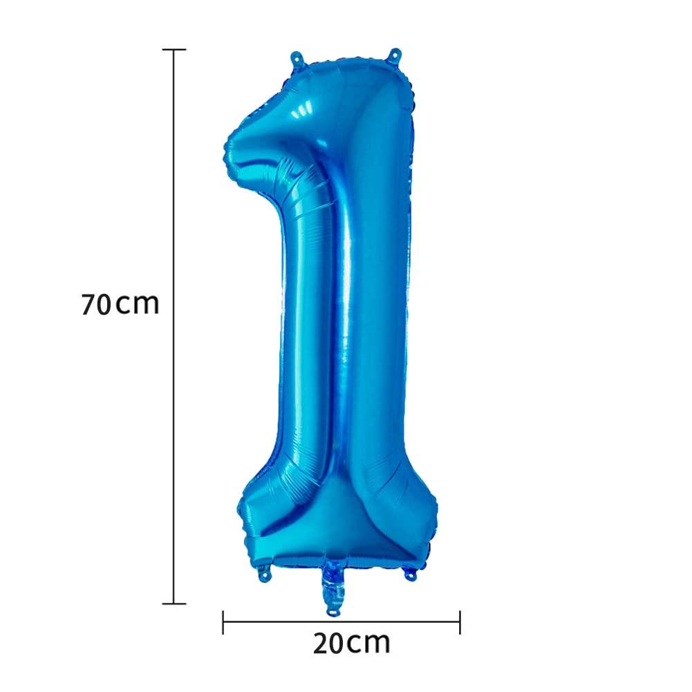 Shikuer Number 23 Balloons 32 inch Digital Balloon Alphabet 23th Birthday Balloons Digit 23 Helium Balloons Big Balloons for Birthday Party Supplies Wedding Bachelorette Bridal Shower, Blue Number 23