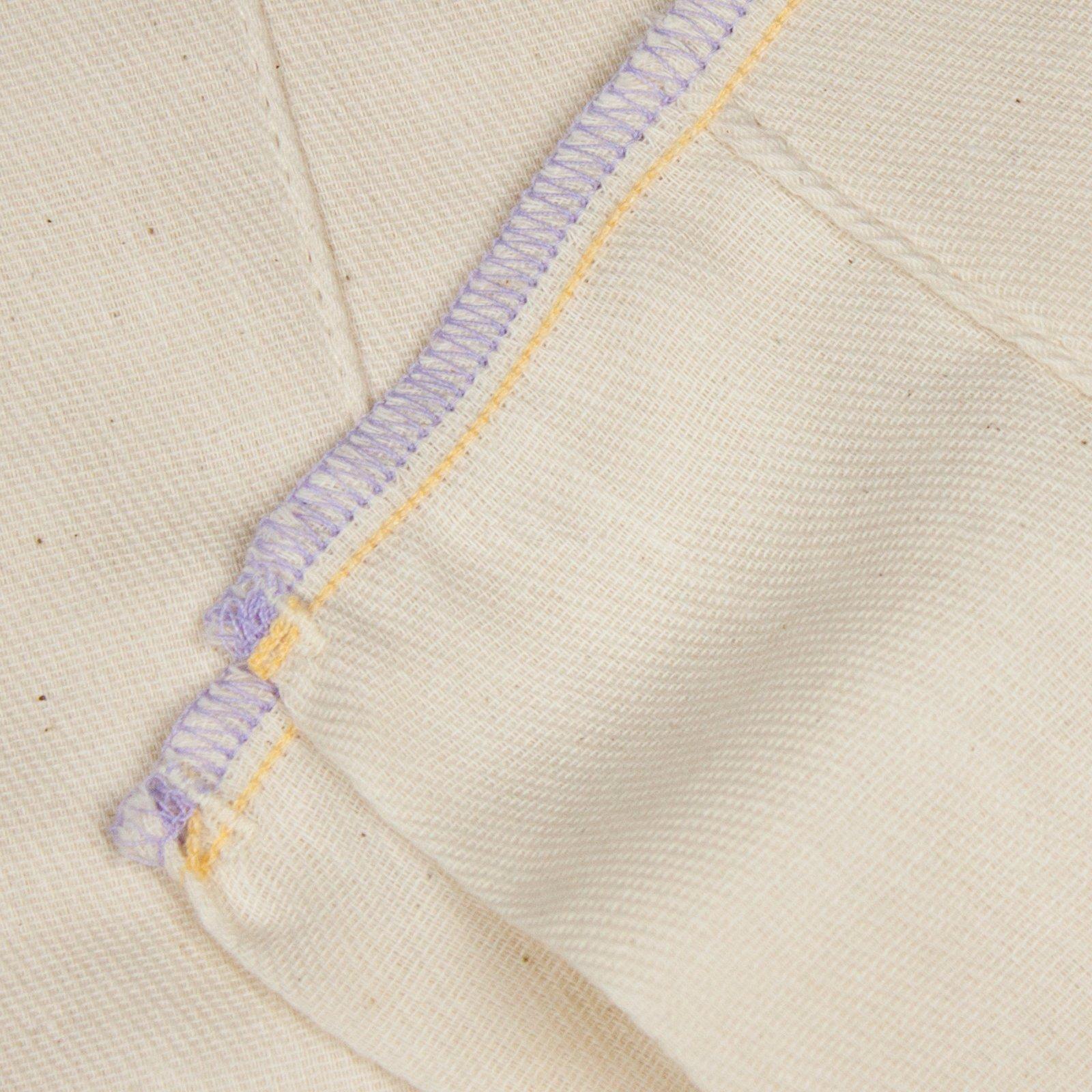 OsoCozy Unbleached Prefold Cloth Diapers by OsoCozy 100% Cotton, Durable, Soft, Absorbent, Sustainable & Economical - 9.5"x13", Fits 4-10 Lbs. - (Preemie 2x6x2)