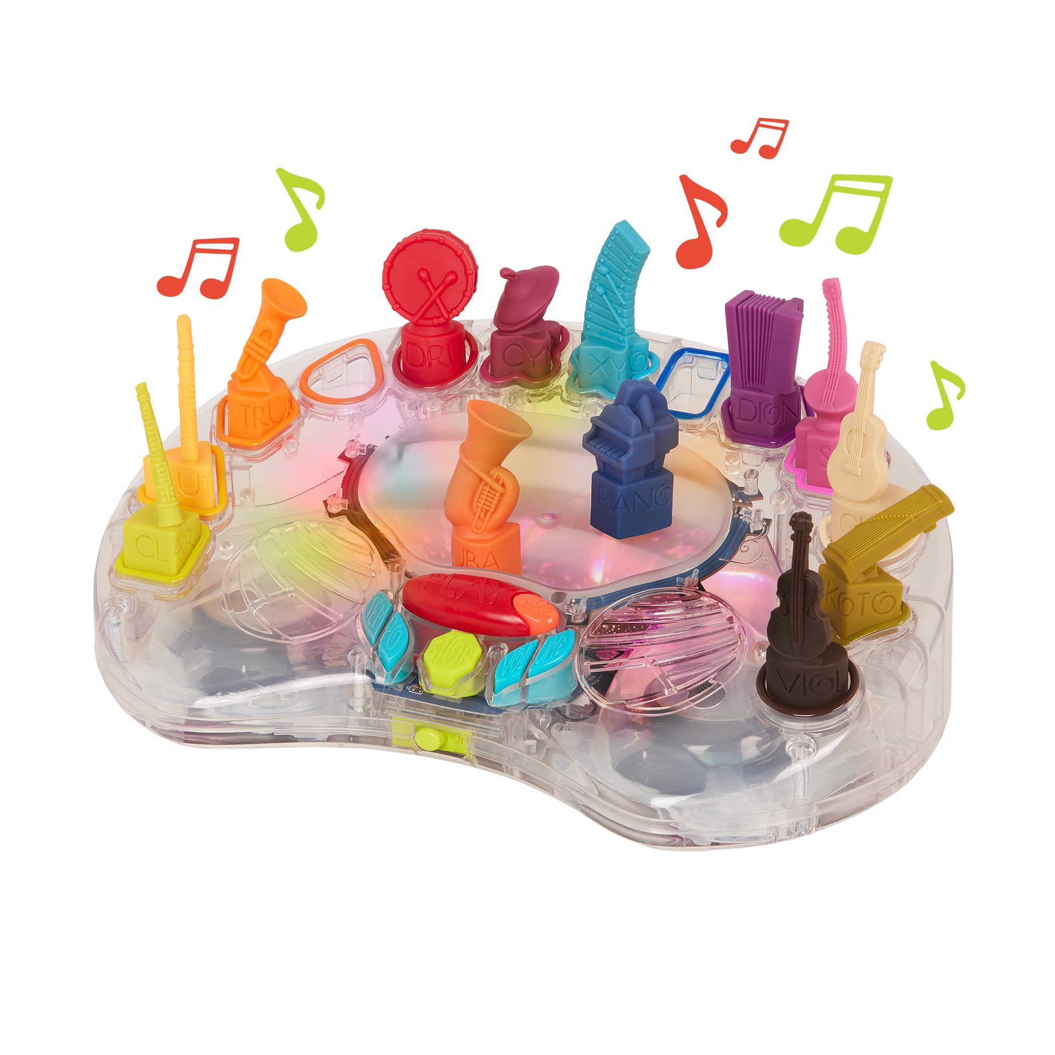 Branford LTD B. toys - B. Symphony Musical Toy Orchestra for Kids 3+ Years 13 Musical Instruments for Classical Music for Babies and Toddlers Interactive Kids Music Toys with Lights and 15 Songs