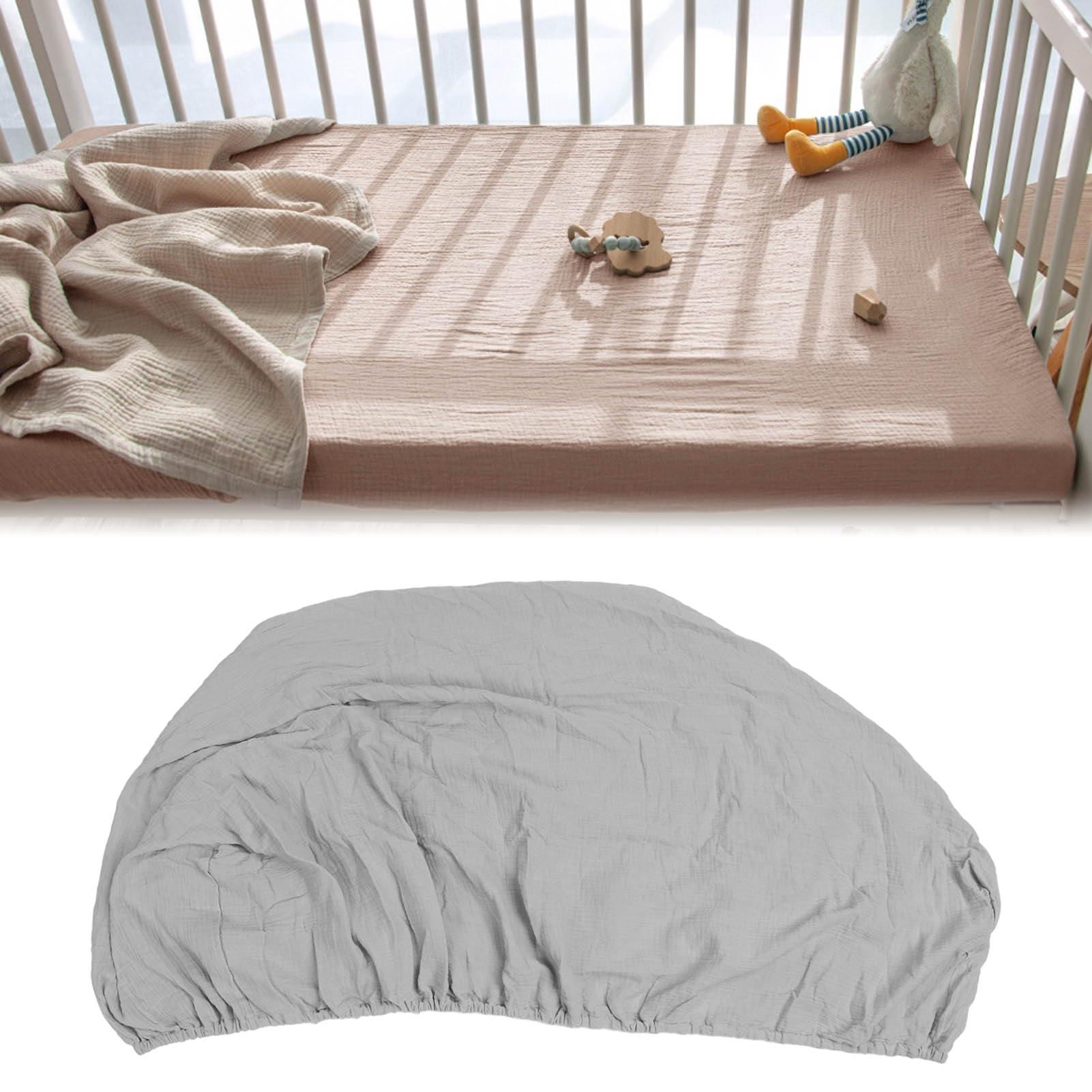 Gsycle Crib Sheets, Baby Mattresses for Crib Crib Mattress Sheet Fitted Baby Toddler Bed Sheets Cotton Baby Sheet for Home(01)
