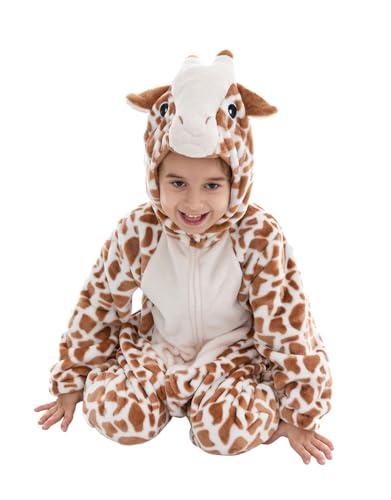 HSCTEK HSCTEK Newborn Giraffe Costume, Baby Giraffe Cosplay Infant Boys Girls, Toddler Halloween Onesie Suit Kids 3-6 Months