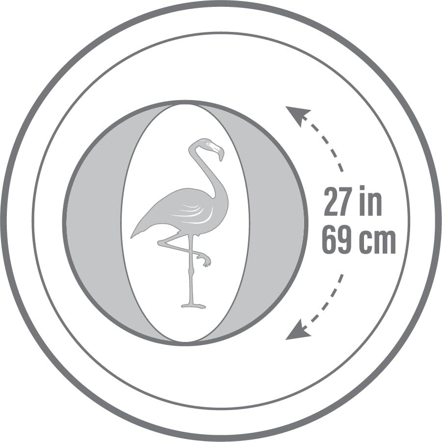 Coconut Float Coconut Float Jumbo Pink Flamingo Beach Ball - Large 27 Inch Inflatable Beach Ball - Great for Summer Parties & Swim Events