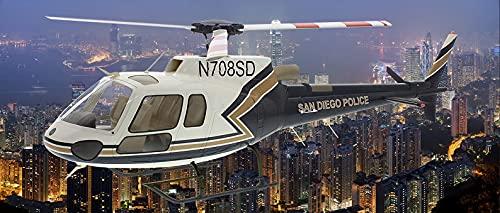ZYHOBBY RC Helicopter Fuselage AS350 470 Size ARF KIT Version Fuselage Helicopters Diego Police