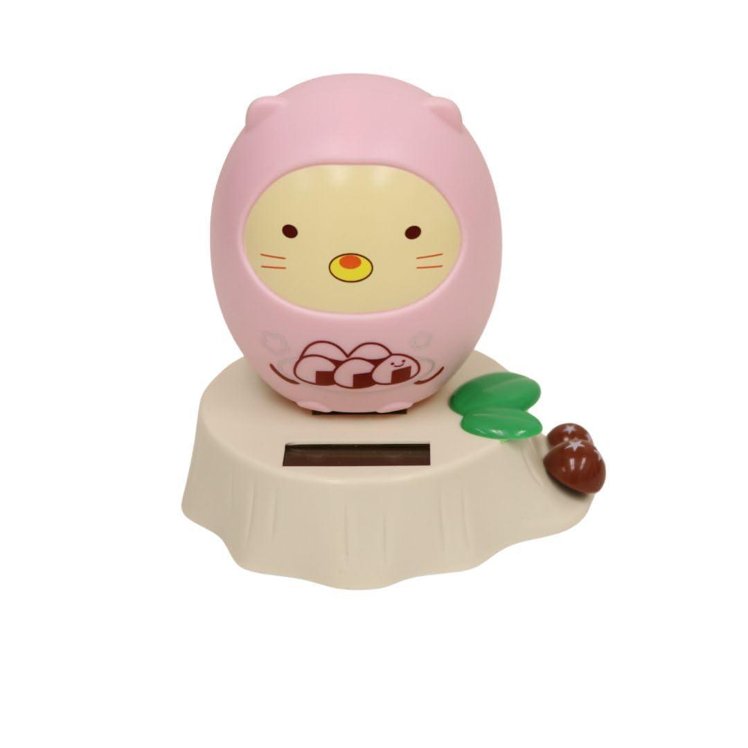 USA MJ TABLE .COM Solar Powered Dancing Bobble Head Figure, 3.5\" Height, Pink