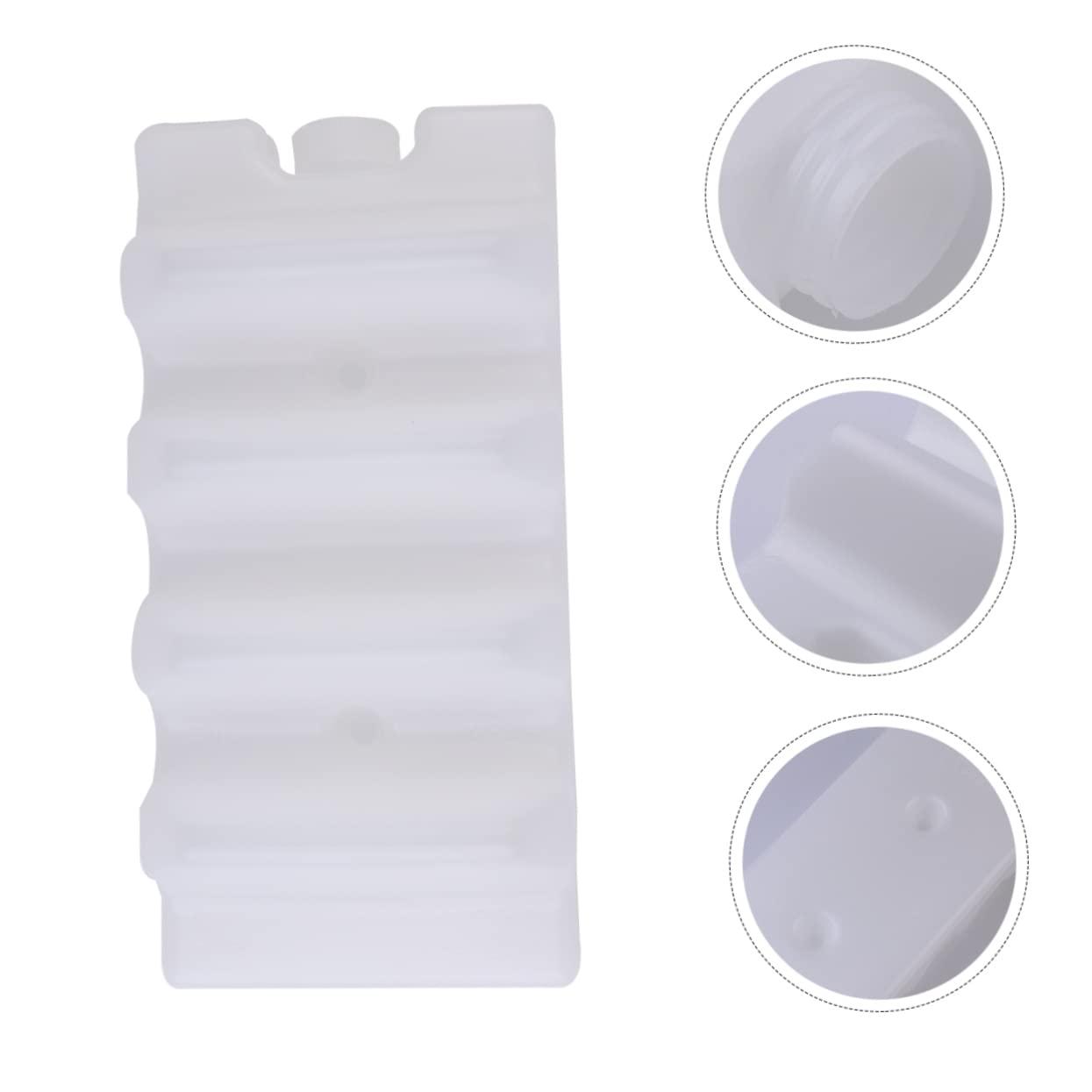 Alasum Alasum 3pcs Breast Milk Ice Box Freezer Blocks Ice Bag for Breast Milk Ice Block Breatfeeding Accessories Breastmilk Chiller Containers for Food Beer Cooler Hdpe Storage White Bottle