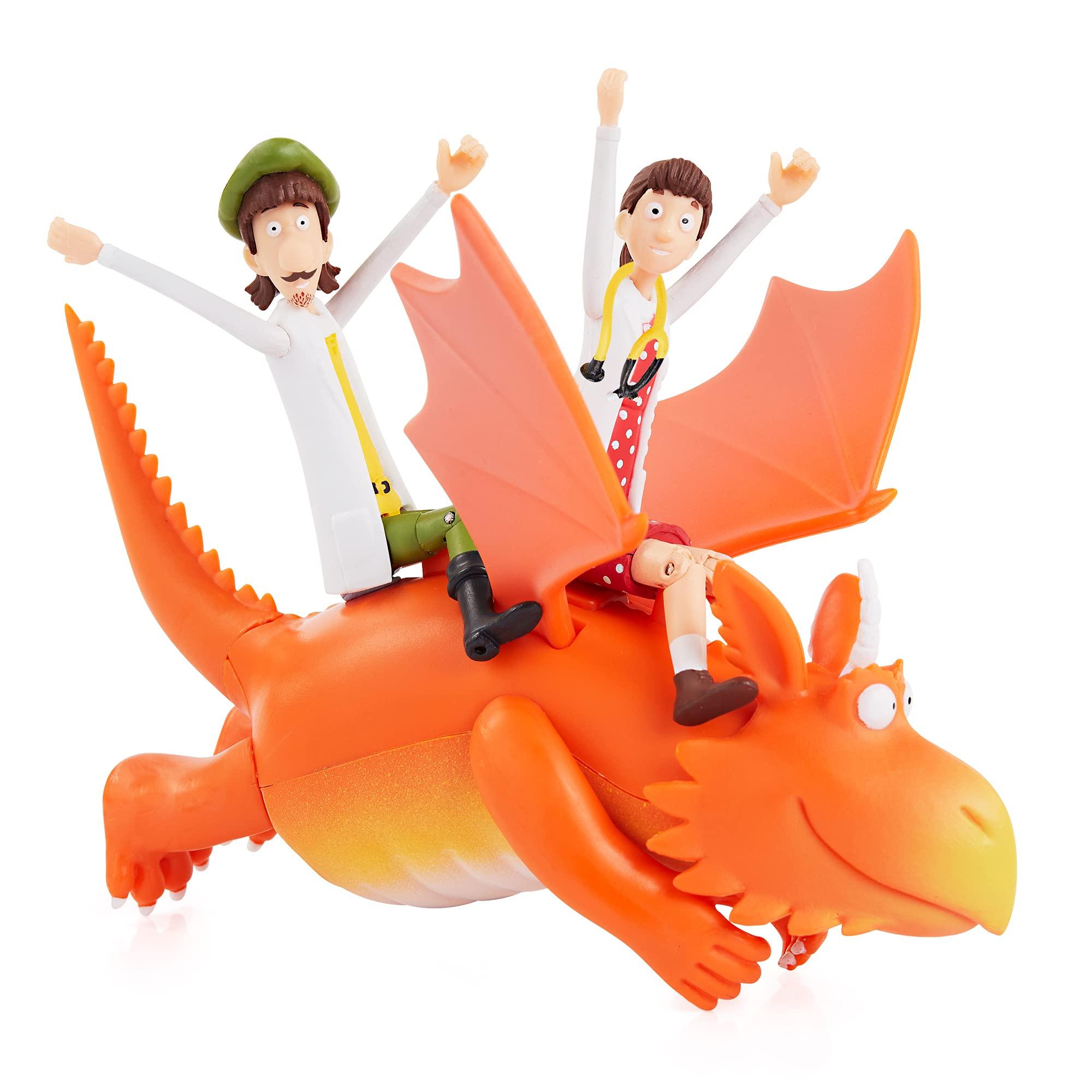 WOW! STUFF WOW! STUFF Zog and The Flying Doctors Story Time Set | Collectable Articulated Character Action Figures | Official Toys and Gifts from The Julia Donaldson Books, TV and Animation Movie Series