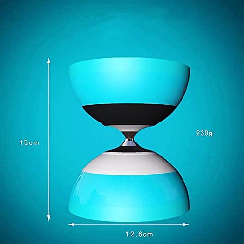 Dawson Dawson 126mm*150mm New Chinese YOYO Actived Triple Bearing Diabolo *Free Sticks and String* Professional - Blue